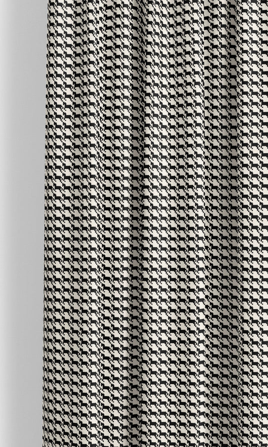 Velvet Roman Shades (Warm White/ Black)