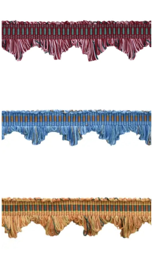 Fringe and roman shade trims