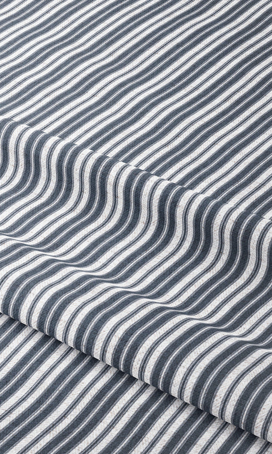 Ticking Stripe Shades (Navy Blue/ White)