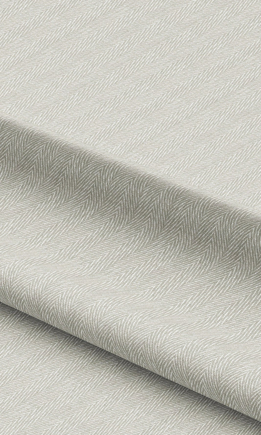 Herringbone Print Curtains / Drapes / Window Drapery Panels (Pale Gray)
