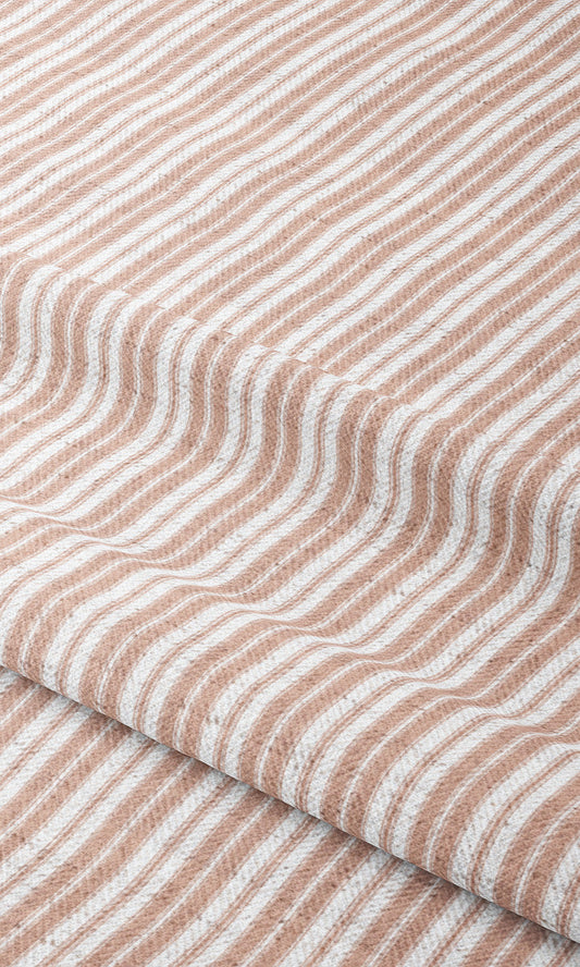 Ticking Stripe Shades (Blush Pink/ White)