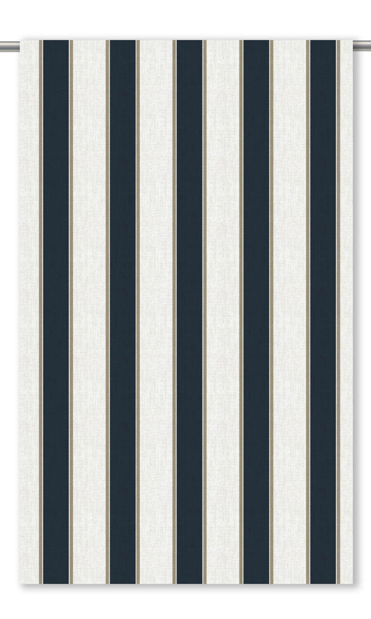 Regency Striped Shades (Midnight Blue/ White/ Beige)