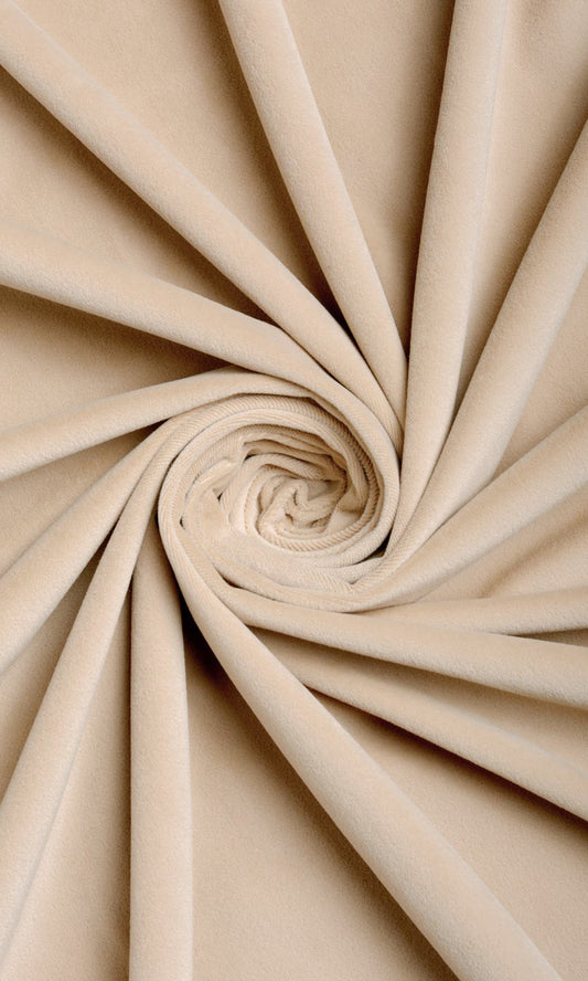 Velvet Fabric Blinds (Beige)