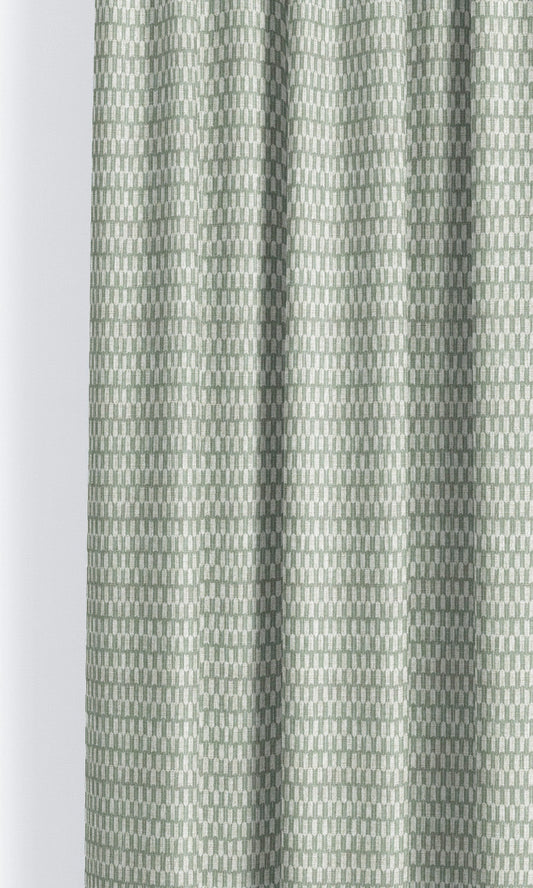 Small Geo-Print Roman Blinds (Duck Egg Blue/ Seafoam Green)
