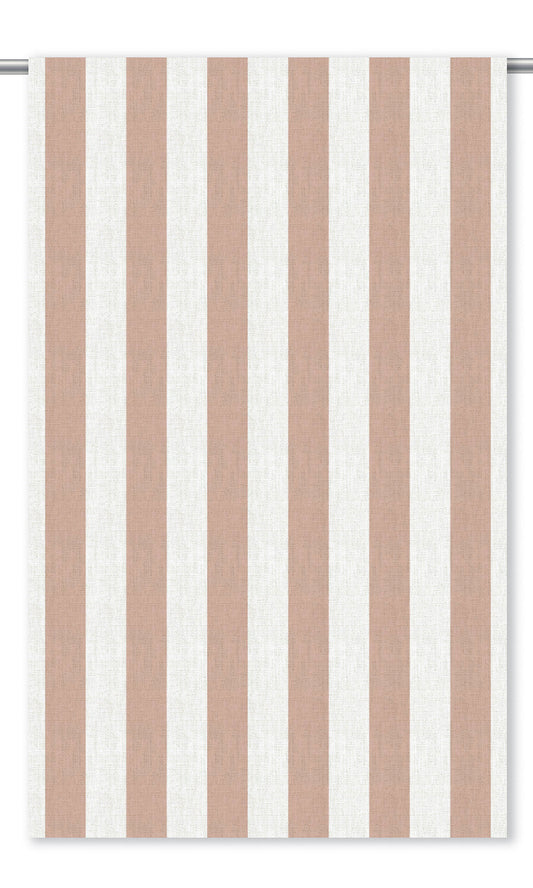 Awning Striped Roman Blinds (Blush Pink/ White)