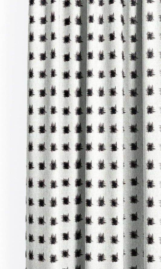 Abstract Checkered Roman Blinds (Black & White)