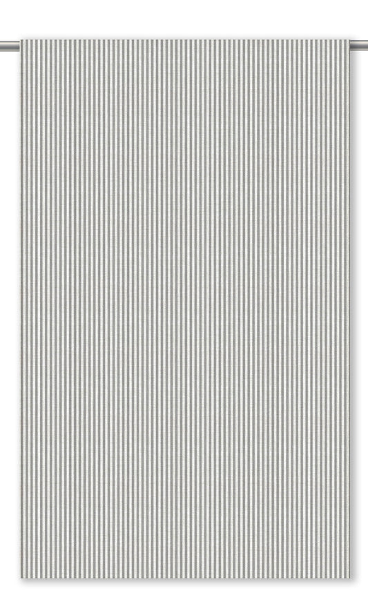 Candy Striped Window Shades (Gray/ White)