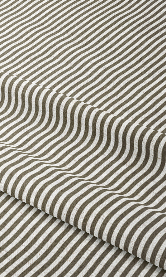 Candy Striped Shades (Olive Brown/ White)