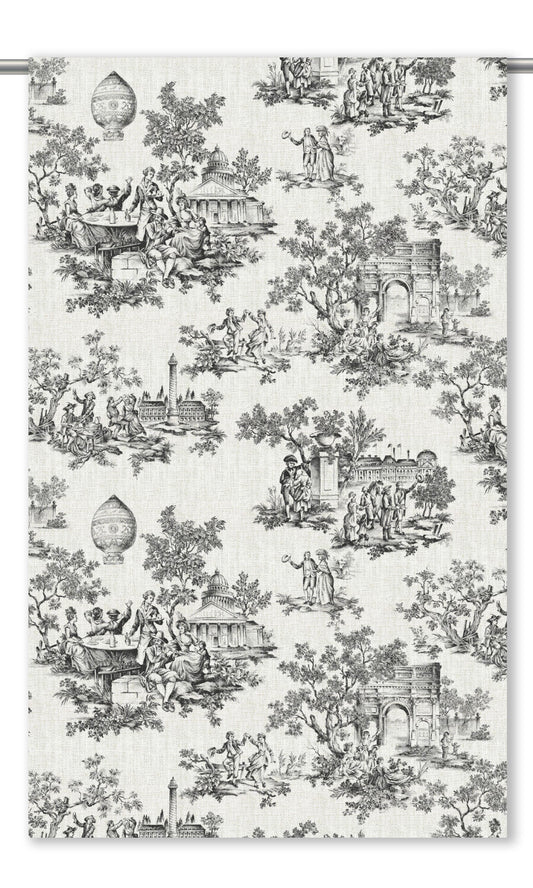 Toile Print Shades (Black & White)