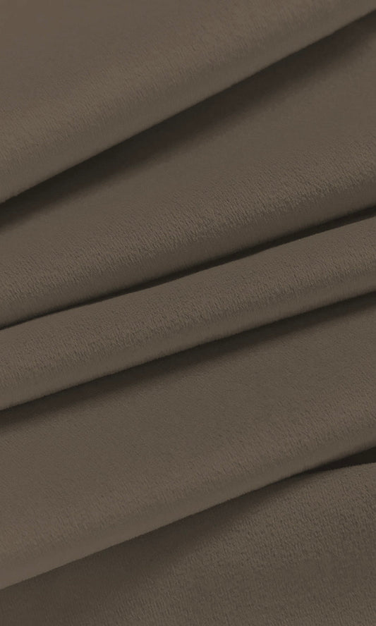 Velvet Fabric Blinds (Mocha Brown)