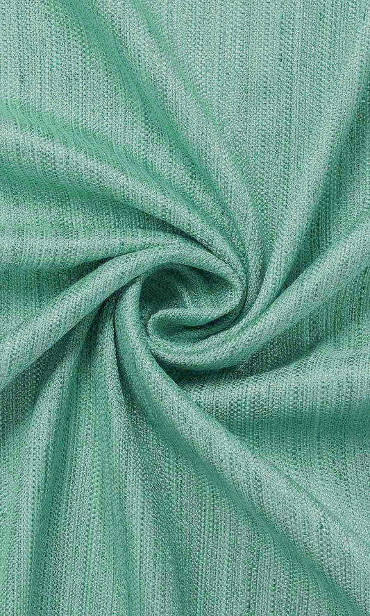 Faux Silk Curtains (Mint Green)