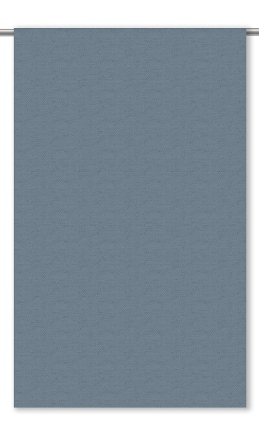 Herringbone Textured Drapery (Steel Blue)