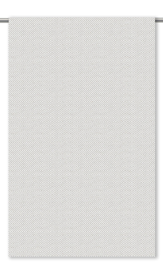 Herringbone Textured Drapes (Soft Gray)