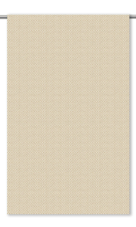 Herringbone Textured Curtain Panels (Mustard Yellow)