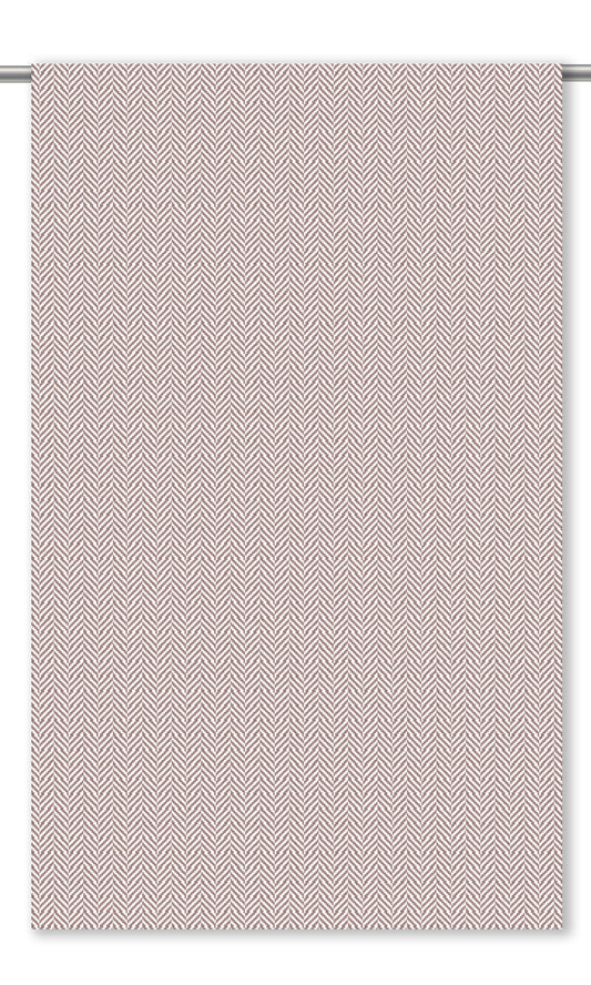 Herringbone Textured Home Decor Fabric By the Yard (Mauve)