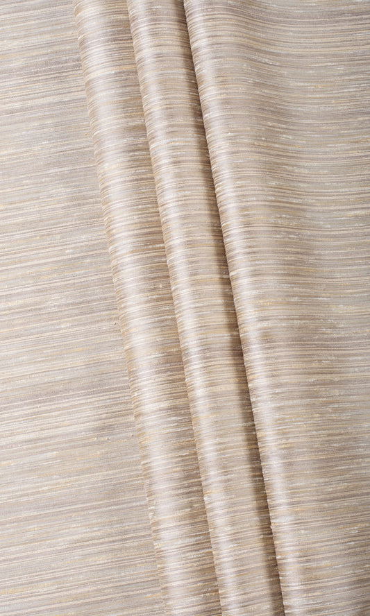 Faux Silk Curtains (Sepia Beige)