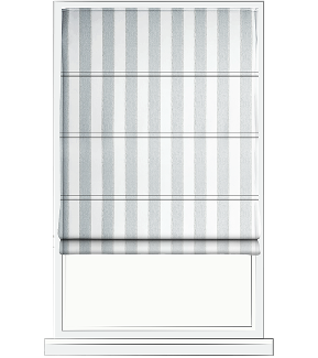 Stripes front slat shade