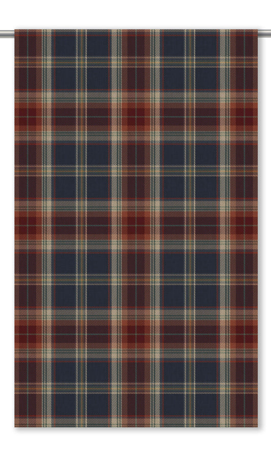 Tartan Plaid Shades (Navy Blue/ Brick Red)