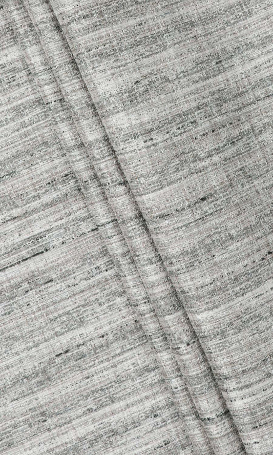 Faux Silk Textured Curtains (Grey)