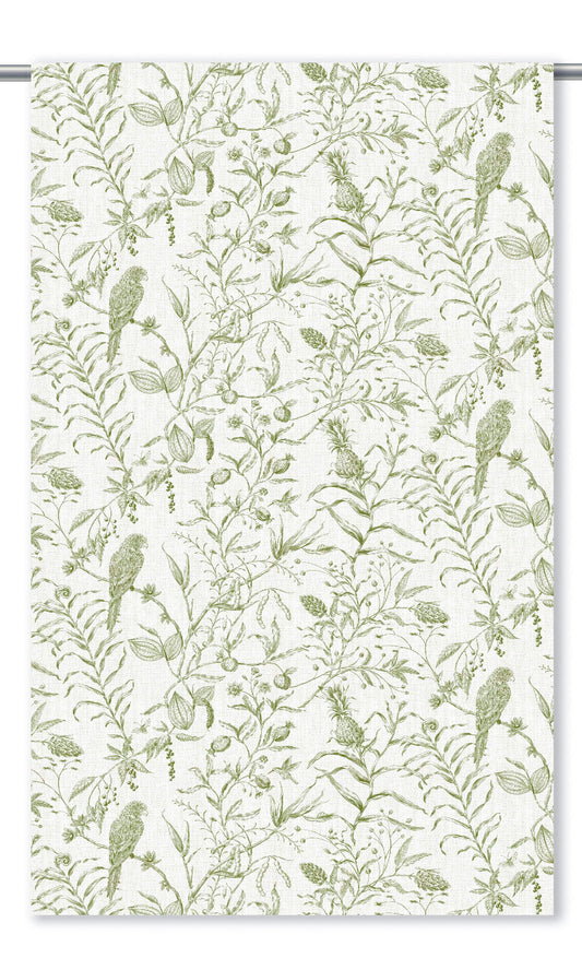 Botanical Toile Shades (Fern Green/ White)