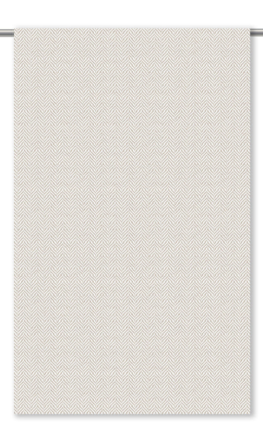 Herringbone Textured Home Decor Fabric By the Yard (Greige)