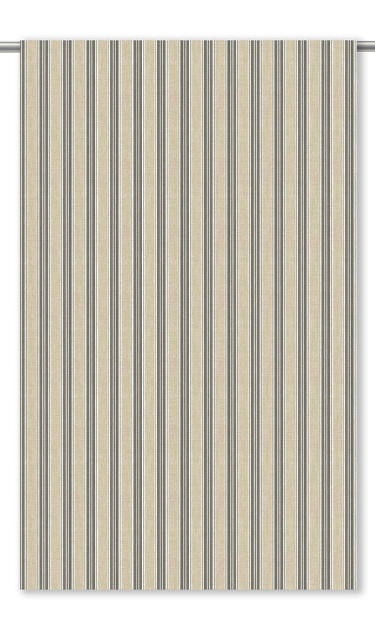 Ticking Stripe Shades (Taupe Gray/ Beige)