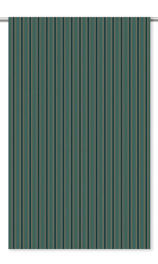 Ticking Stripe Roman Shades (Teal Blue/ Navy)