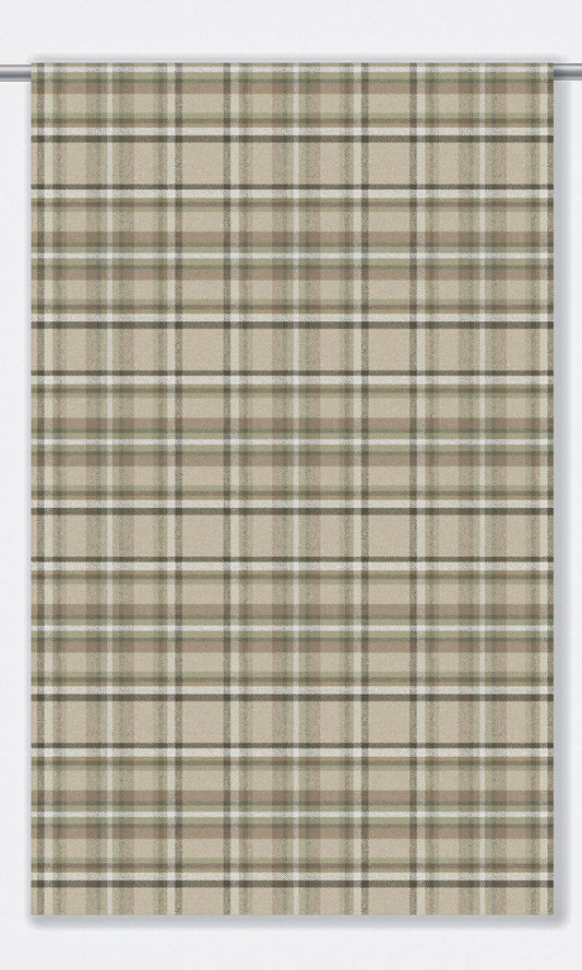 Plaid Velvet Shades (Tan/ Cinnamon Brown)