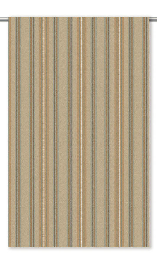 Striped Velvet Roman Shades (Beige/ Caramel/ Cinnamon Brown)