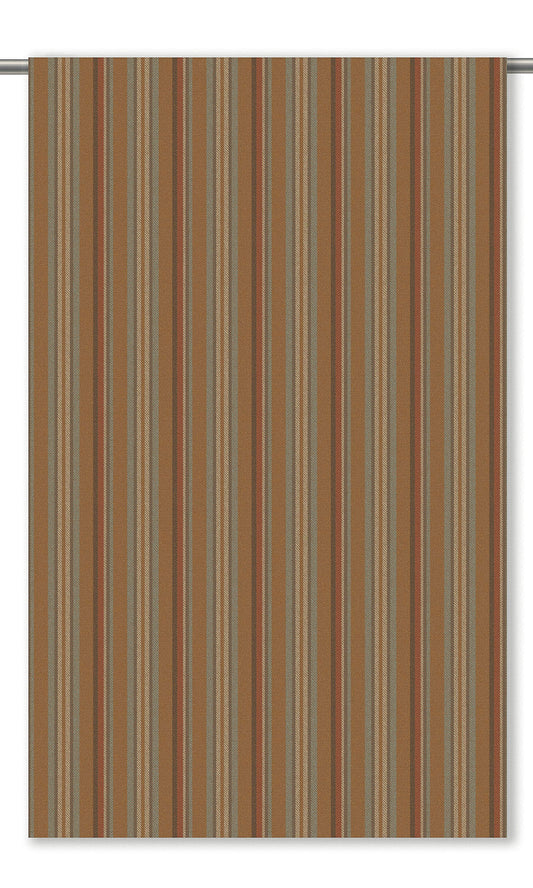 Striped Velvet Fabric Blinds (Tawny Brown/ Brick Red/ Duck Egg Blue)