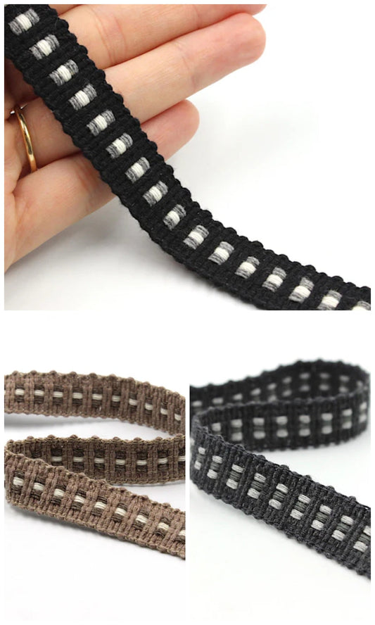 Roman shade gimp braid trim