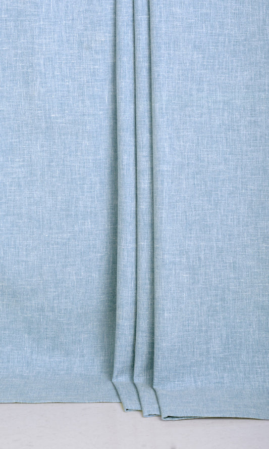 Poly-Cotton Blend Drapes (Pale Cobalt)