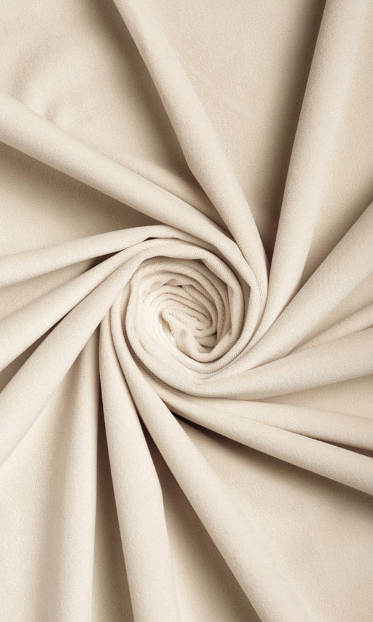 Velvet Fabric Blinds (Pale Beige)