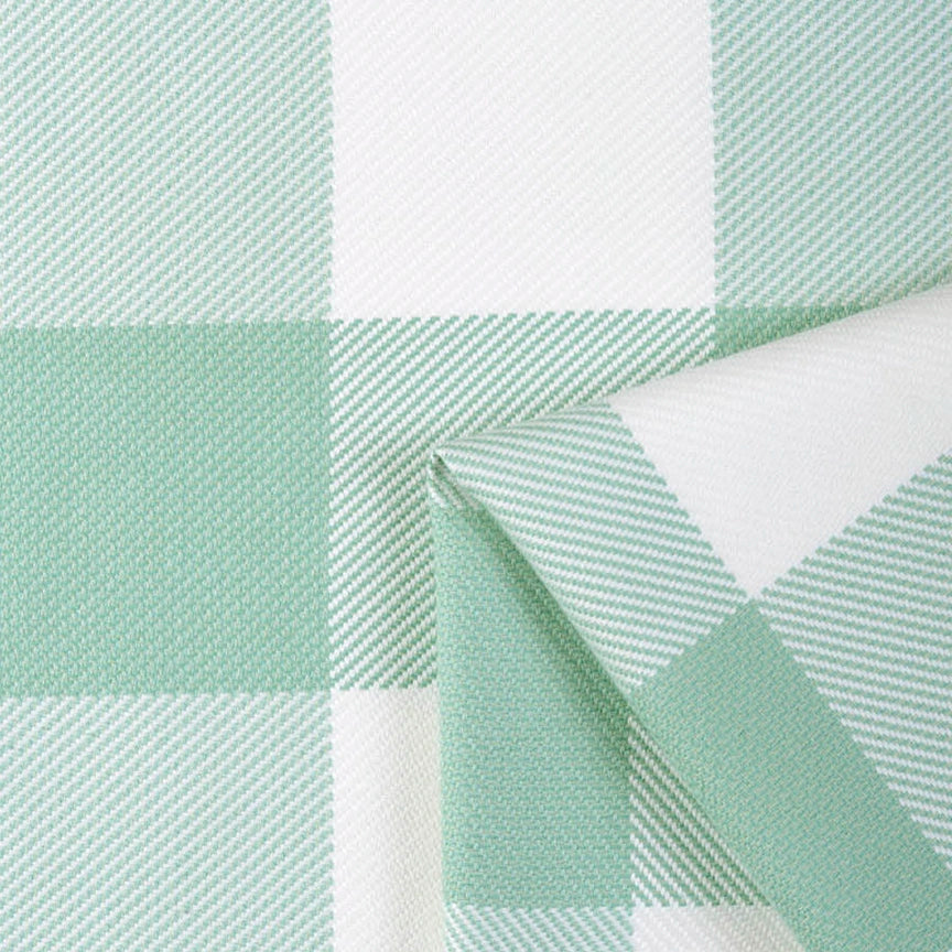 Checked front slats shade 
