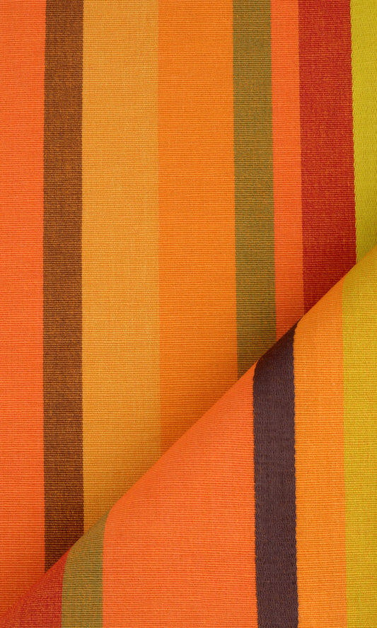 Cotton Fabric Blinds (Orange)