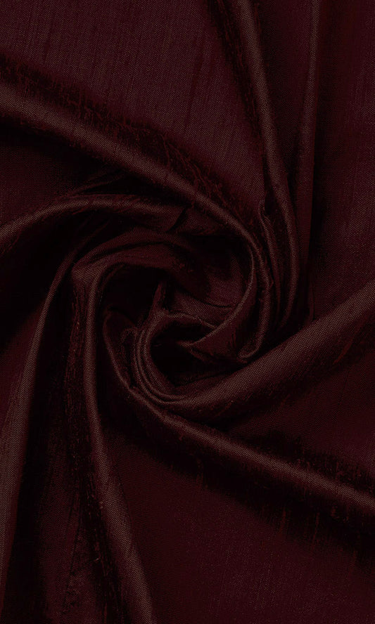 Pure Silk Roman Shades (Burgundy Red)