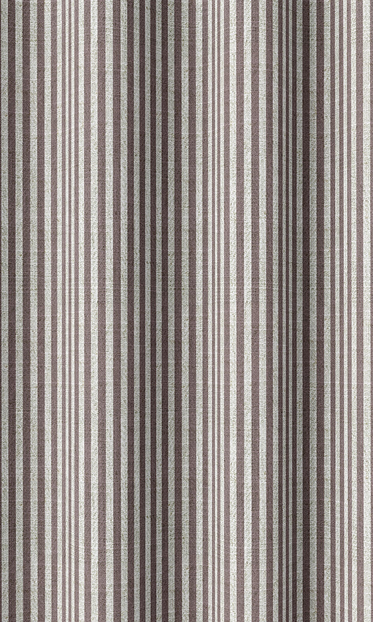 Striped Print Roman Blinds (Plum Purple)