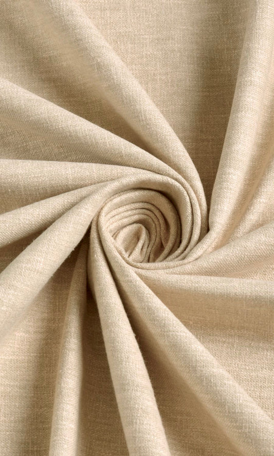 Linen Texture Drapes (Wheat Beige)