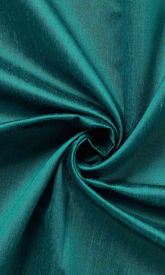 Faux Silk Shades (Turquoise Blue)