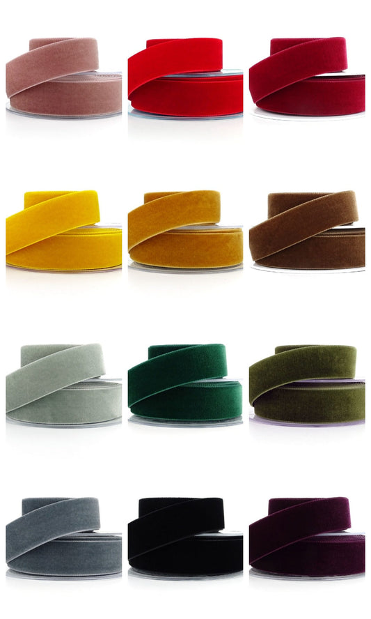 Velvet ribbon trim