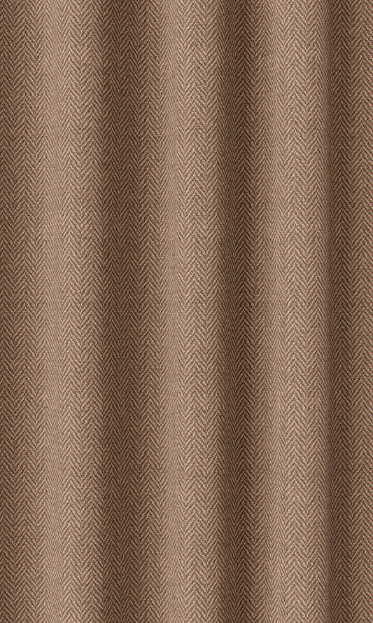 Herringbone Textured Drapes (Orange)