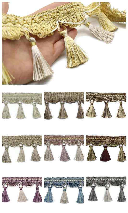 Tassels and roman shade trims