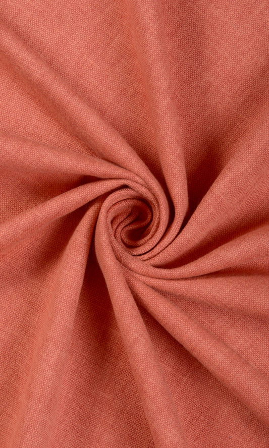 Linen-Blend Fabric Blinds (Orange)