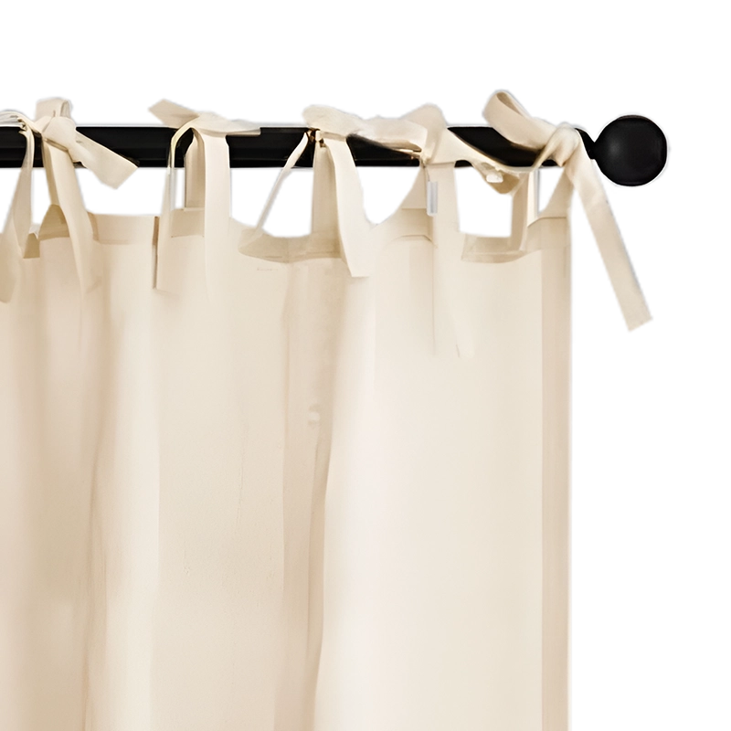 Tie top curtains