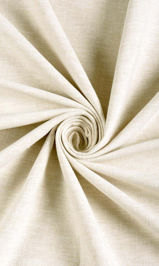 Poly-Cotton Drapery (Warm Ivory/ Pale Beige)